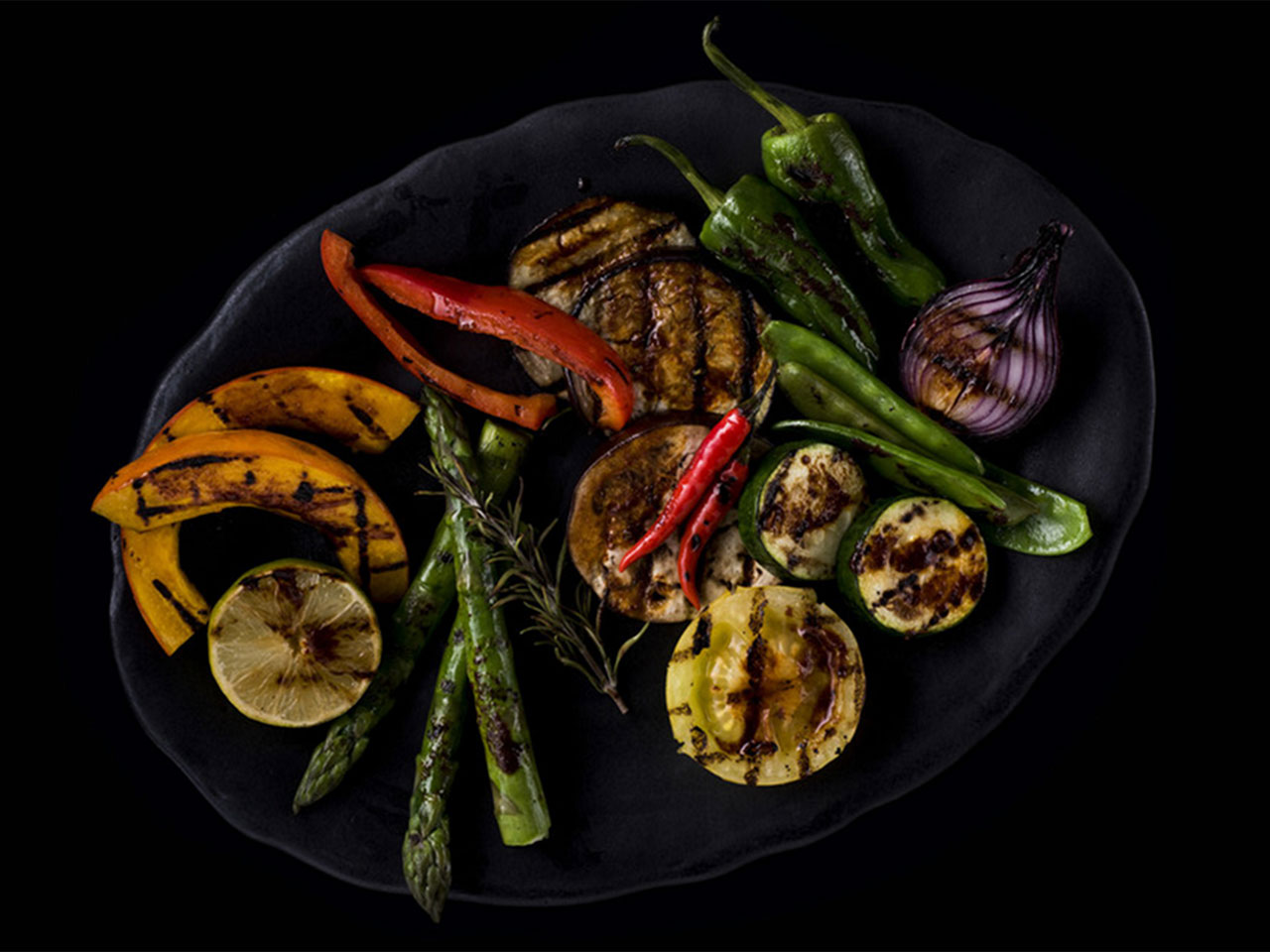 Grilled vegetables