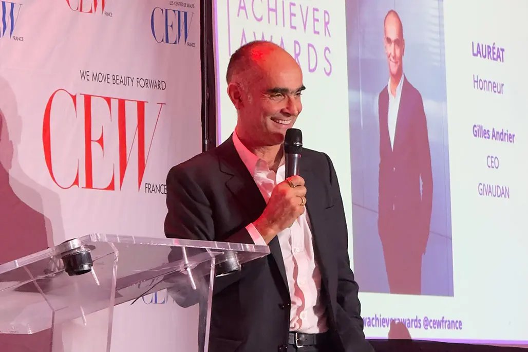 CEO Gilles Andrier speeching